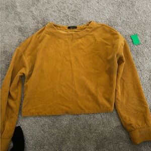 shein orange full length sweater still has tags